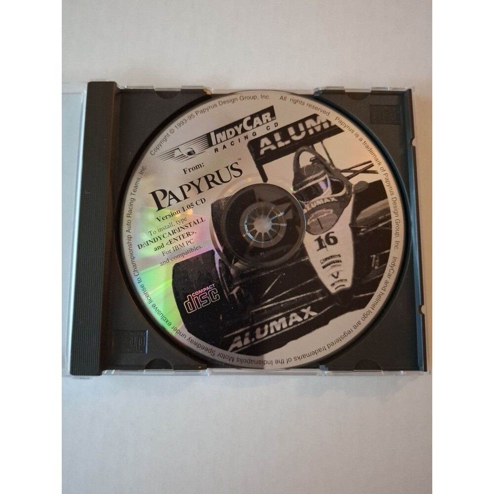 Indy Car Racing PC Game 1993 Papyrus